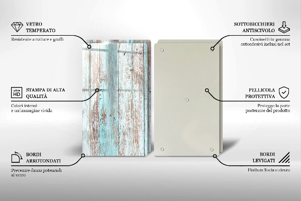 Zaščitna plošča za štedilnik Stare vintage deske