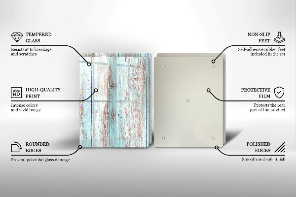 Zaščitna plošča za štedilnik Stare vintage deske