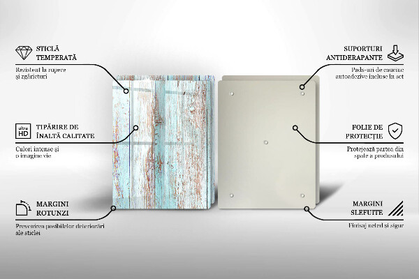 Zaščitna plošča za štedilnik Stare vintage deske