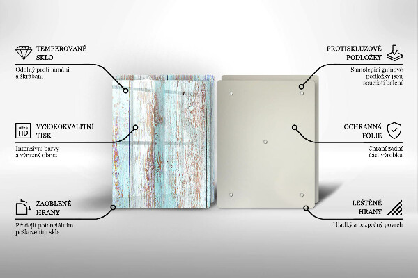 Zaščitna plošča za štedilnik Stare vintage deske