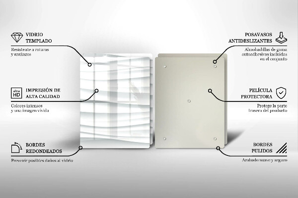 Zaščitna plošča za štedilnik Moderna struktura