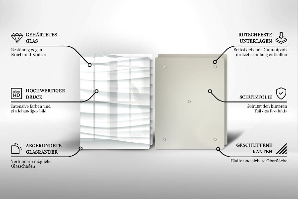 Zaščitna plošča za štedilnik Moderna struktura