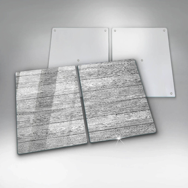 Zaščitna plošča za štedilnik Stare lesene plošče