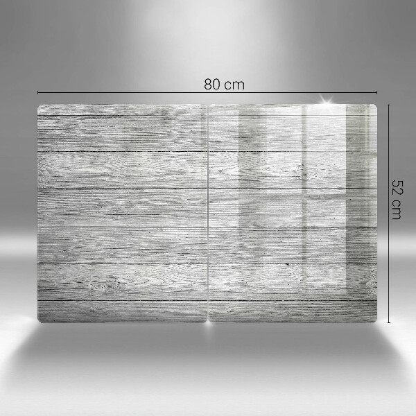 Zaščitna plošča za štedilnik Stare lesene plošče