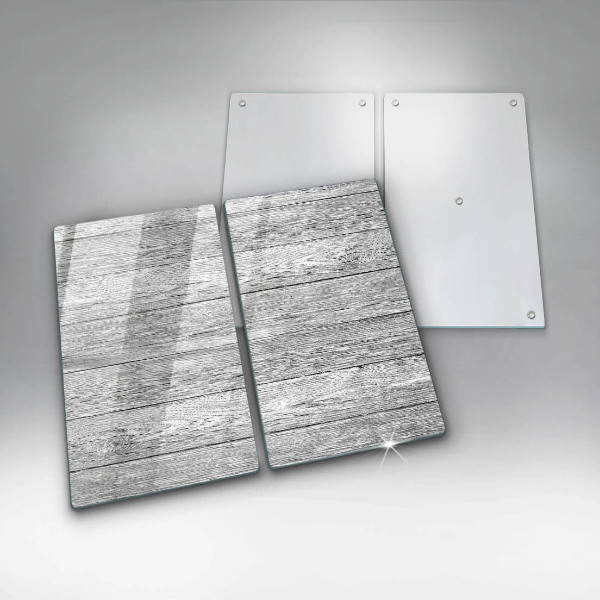 Zaščitna plošča za štedilnik Stare lesene plošče