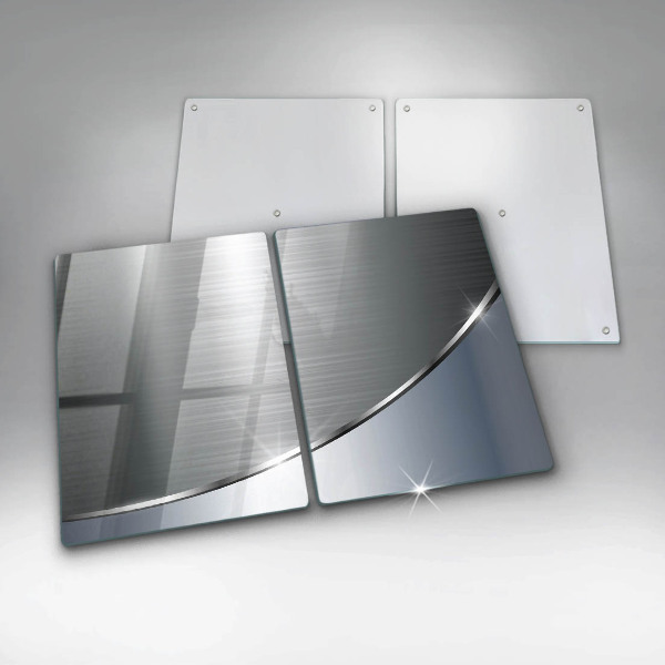 Zaščitna plošča za štedilnik Kovinski abstraktni vzorec