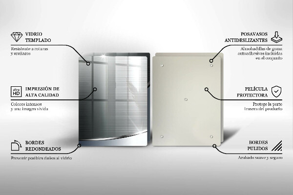 Zaščitna plošča za štedilnik Kovinski abstraktni vzorec