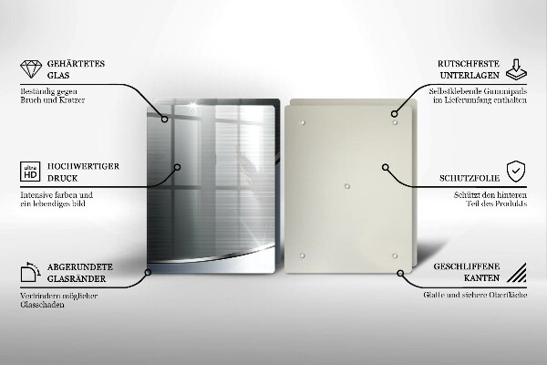 Zaščitna plošča za štedilnik Kovinski abstraktni vzorec