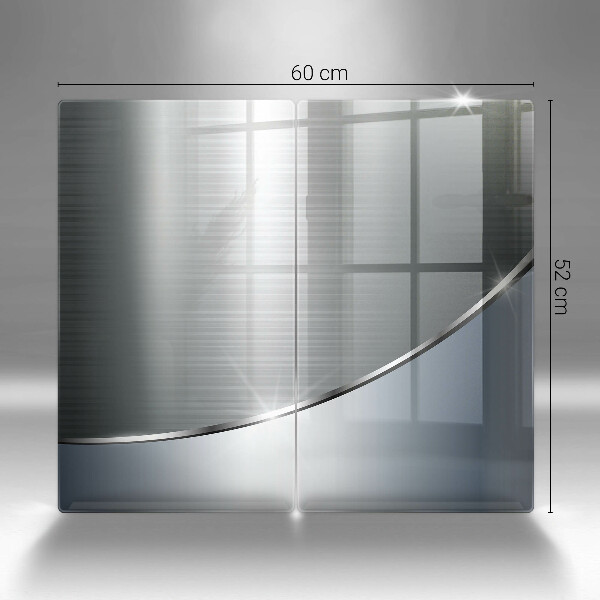 Zaščitna plošča za štedilnik Kovinski abstraktni vzorec