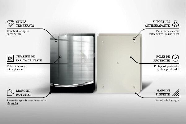 Zaščitna plošča za štedilnik Abstrakcija s kovino