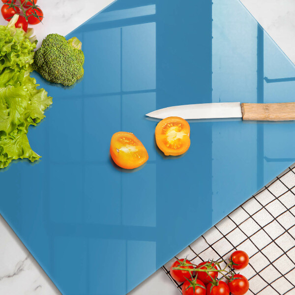 Zaščitna steklena plošča za štedilnik Modra barva