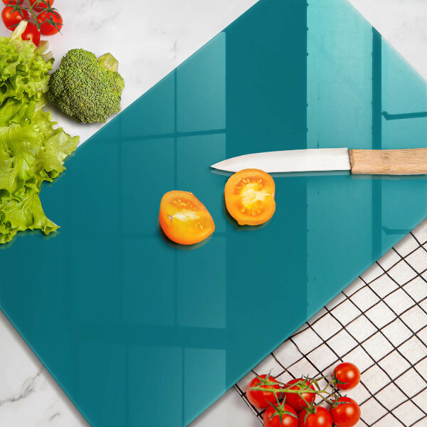 Zaščitna steklena plošča za štedilnik turkizna