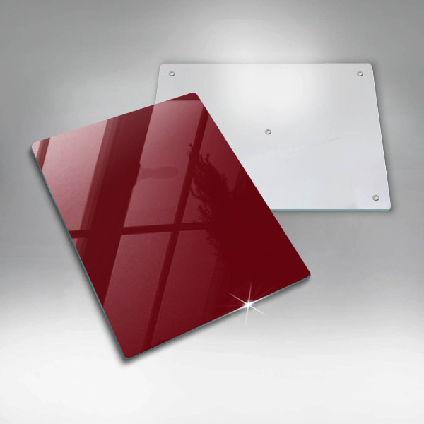 Zaščitna steklena plošča za štedilnik Bordo barva