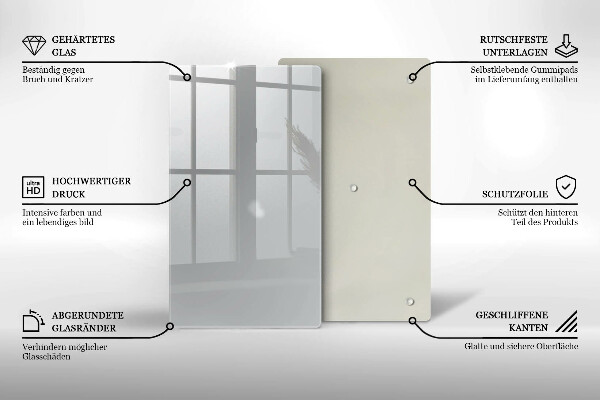 Zaščitna plošča za štedilnik Siva barva