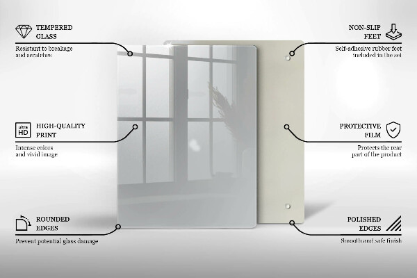 Zaščitna plošča za štedilnik Siva barva