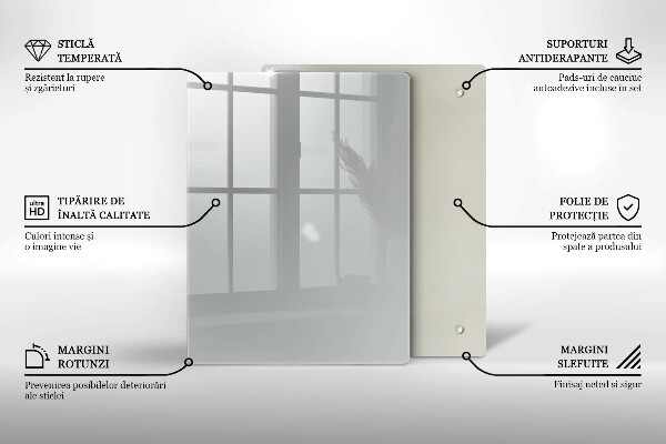 Zaščitna plošča za štedilnik Siva barva