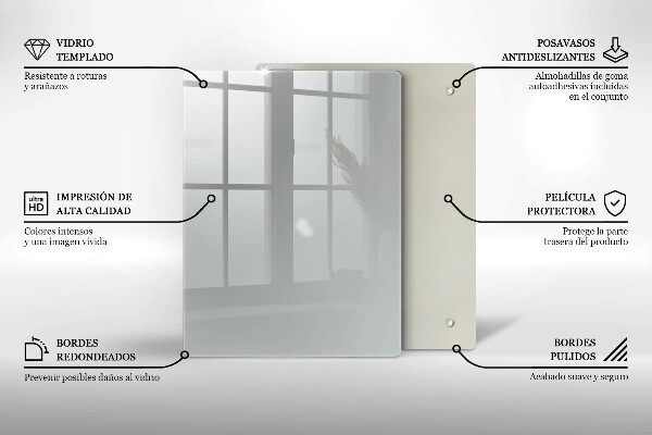 Zaščitna plošča za štedilnik Siva barva