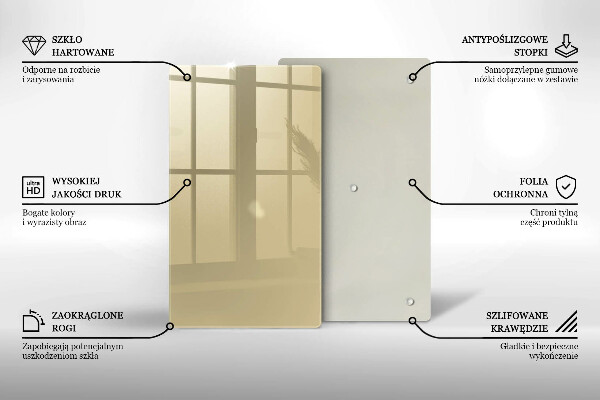 Zaščitna plošča za štedilnik Bež barva