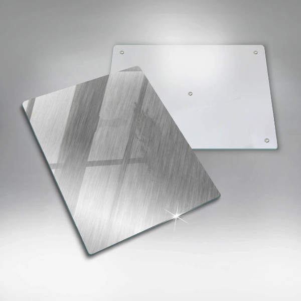 Zaščitna steklena plošča za štedilnik Kovinska tekstura ozadja