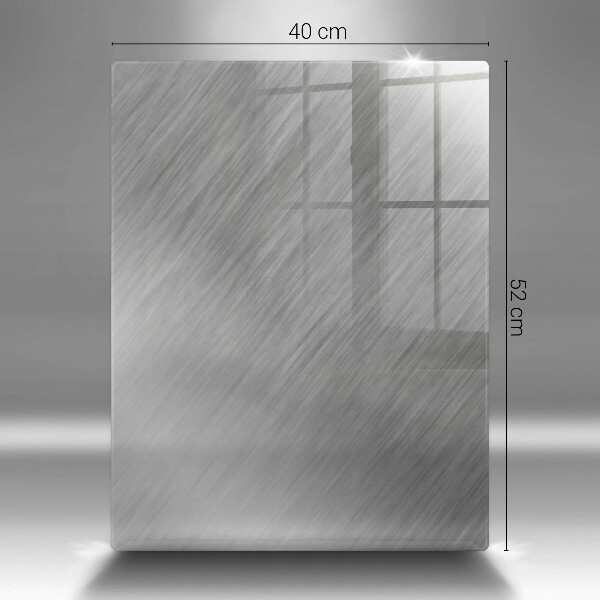 Zaščitna steklena plošča za štedilnik Kovinska tekstura ozadja