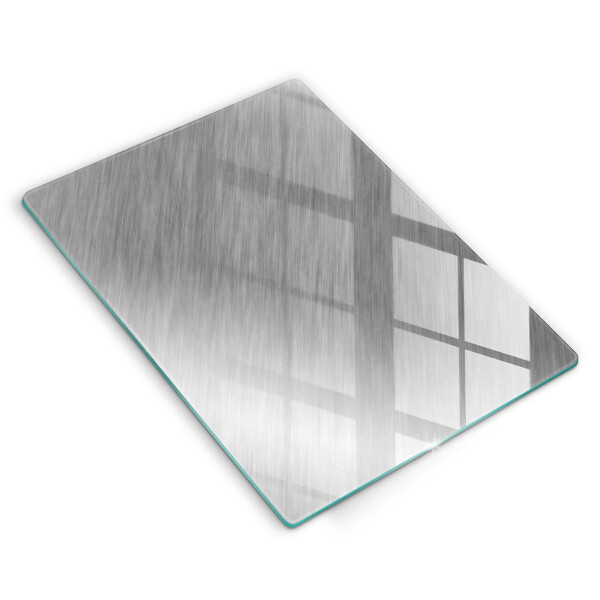 Zaščitna steklena plošča za štedilnik Kovinska tekstura ozadja