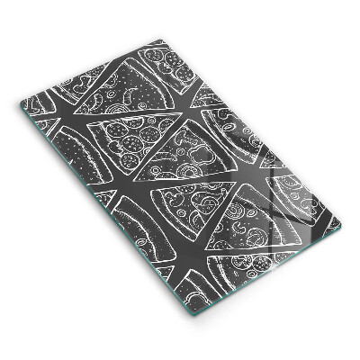 Zaščitna steklena plošča za štedilnik Ilustracija pice