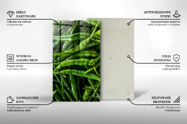 Zaščitna plošča za štedilnik Grahovi stroki