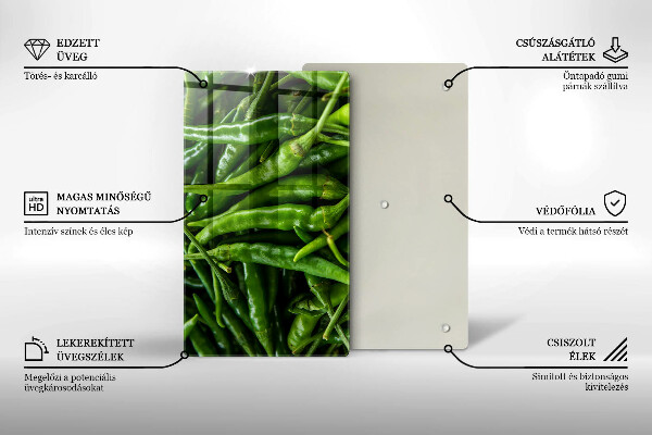 Zaščitna plošča za štedilnik Grahovi stroki