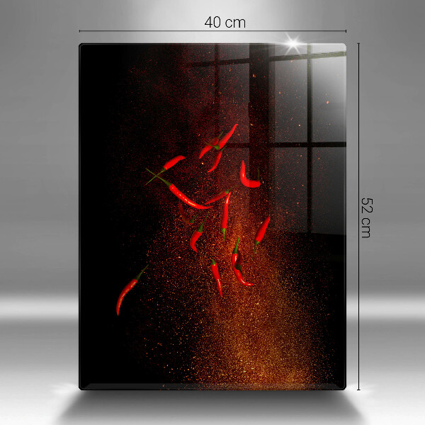 Zaščitna plošča za štedilnik Pekoče čili paprike