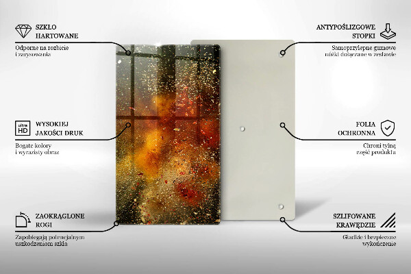 Zaščitna plošča za štedilnik Pisane začimbe