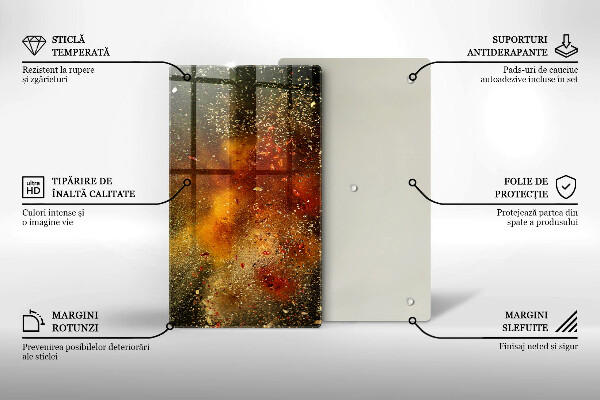 Zaščitna plošča za štedilnik Pisane začimbe