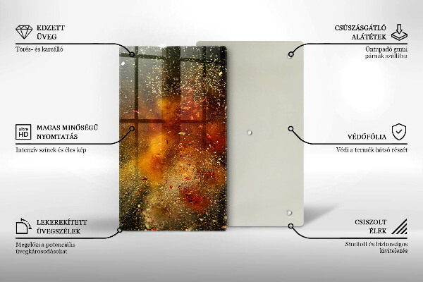 Zaščitna plošča za štedilnik Pisane začimbe