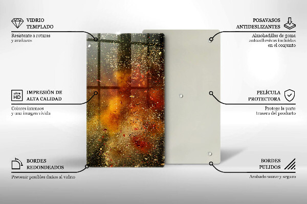 Zaščitna plošča za štedilnik Pisane začimbe