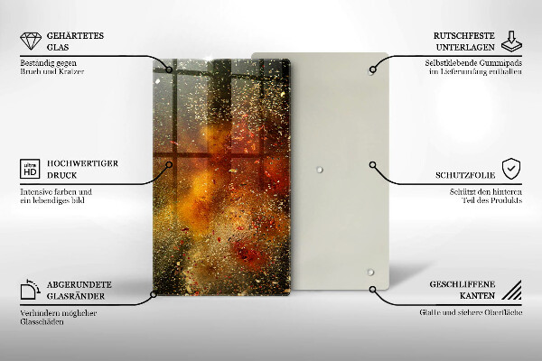 Zaščitna plošča za štedilnik Pisane začimbe