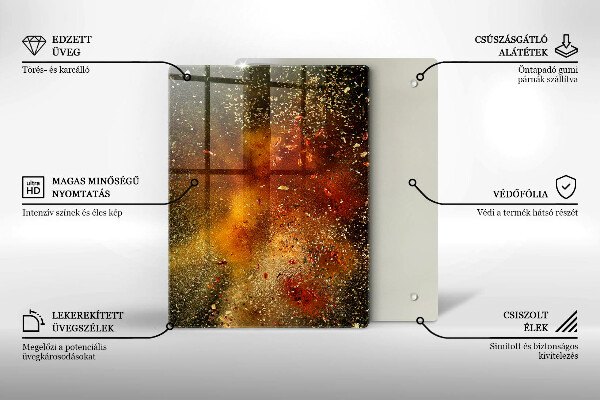 Zaščitna plošča za štedilnik Pisane začimbe