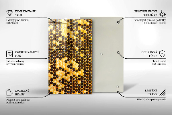Zaščitna plošča za štedilnik satja