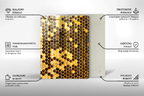 Zaščitna plošča za štedilnik satja