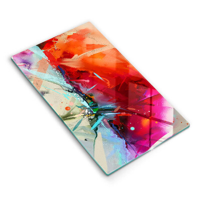 Zaščitna plošča za štedilnik Naslikana abstrakcija