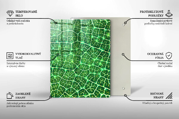 Zaščitna plošča za štedilnik Struktura listov