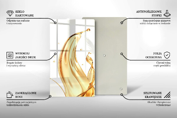 Zaščitna plošča za štedilnik olivno olje