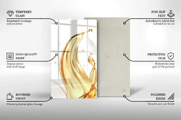 Zaščitna plošča za štedilnik olivno olje