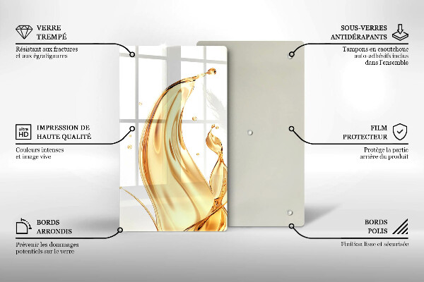 Zaščitna plošča za štedilnik olivno olje