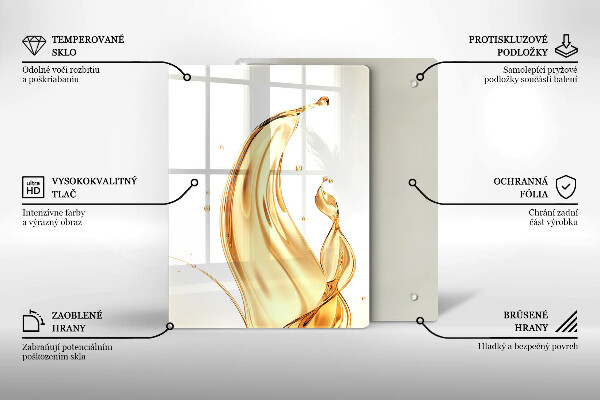 Zaščitna plošča za štedilnik olivno olje