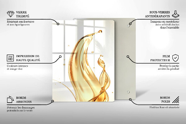 Zaščitna plošča za štedilnik olivno olje