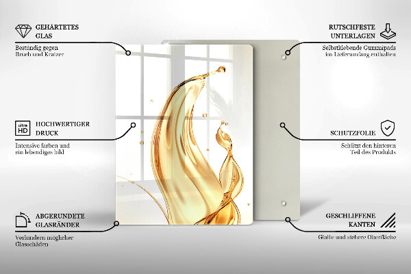 Zaščitna plošča za štedilnik olivno olje