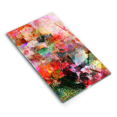 Zaščitna plošča za štedilnik Barvna abstrakcija