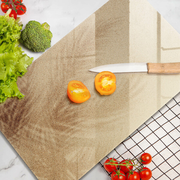 Zaščitna steklena plošča za štedilnik Počitnice na peščeni plaži