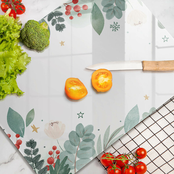 Zaščitna plošča za štedilnik Akvarelni listi