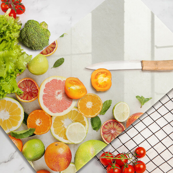 Zaščitna steklena plošča za štedilnik Citrusi