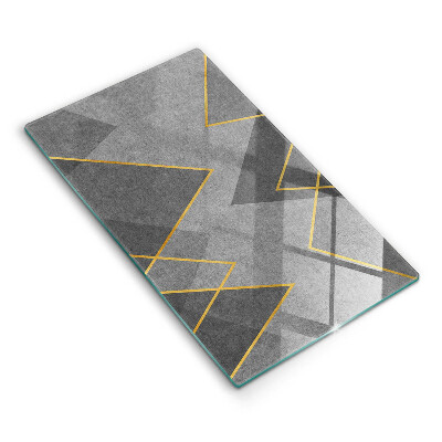 Zaščitna steklena plošča za štedilnik Ostre oblike